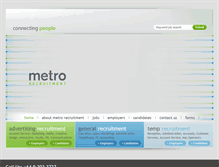 Tablet Screenshot of metrorecruitment.co.nz